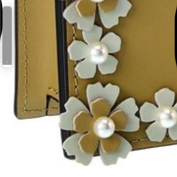 Zac Posen Gold Floral Embellished Mini Bag - Picture 3 of 7